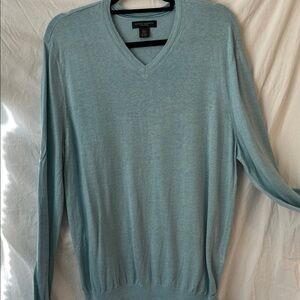 Banana Republic Silk Linen V-Neck Sweater Size Large